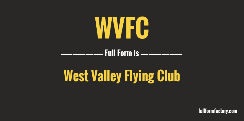 wvfc-full-form