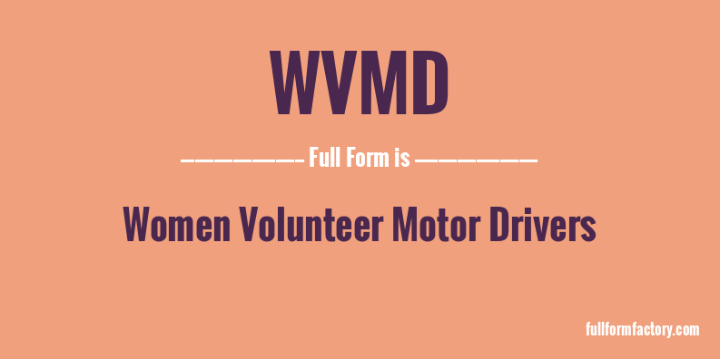 wvmd-full-form