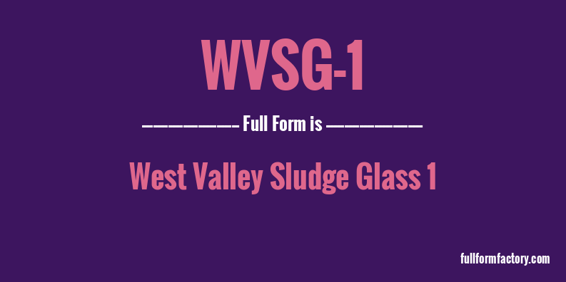 wvsg-1-full-form