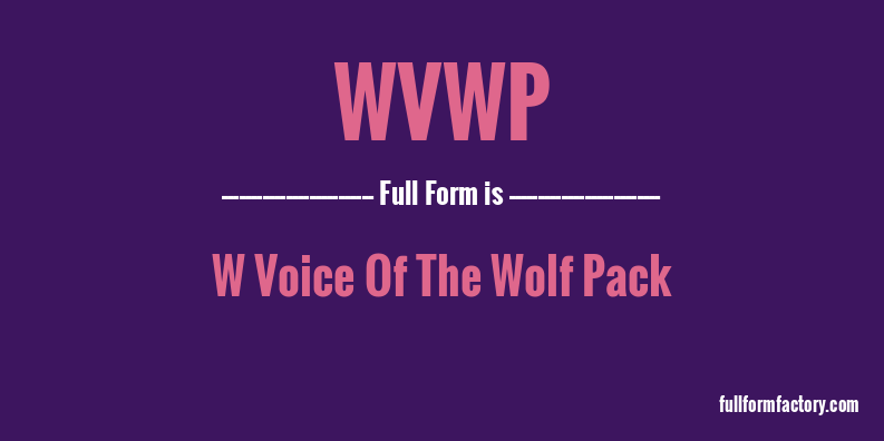 wvwp-full-form