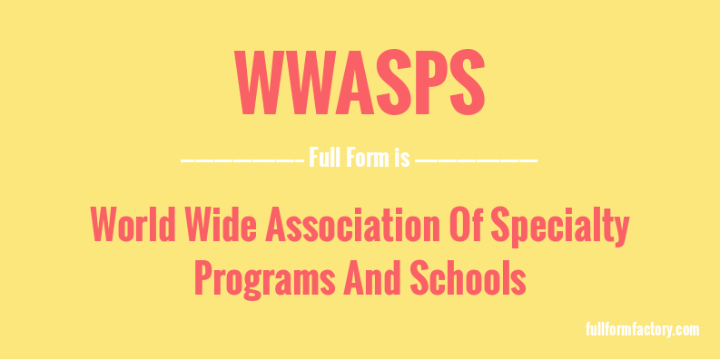 wwasps-full-form