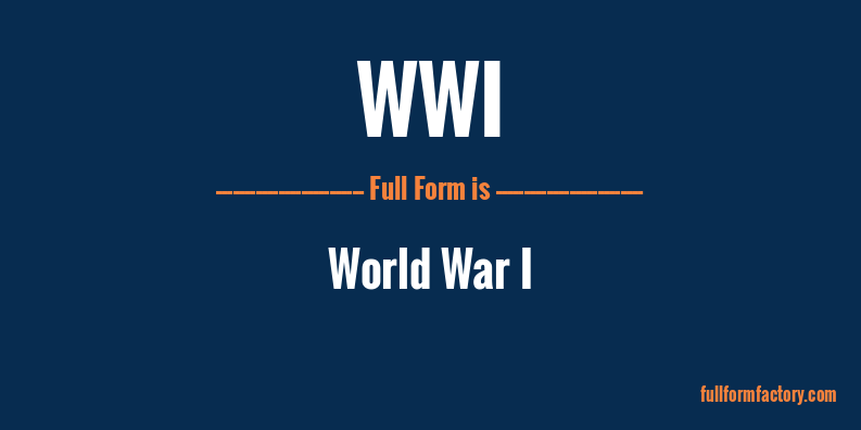 wwi-full-form