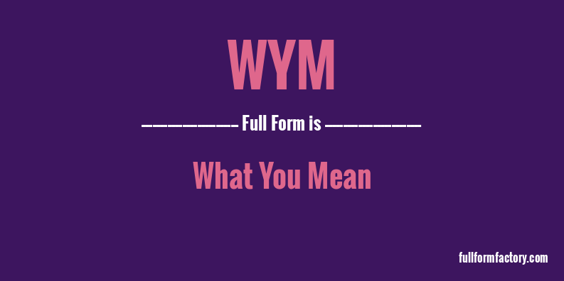 wym-full-form