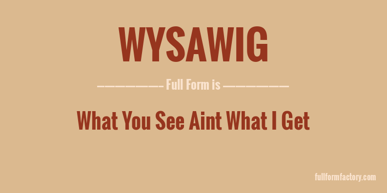 wysawig-full-form