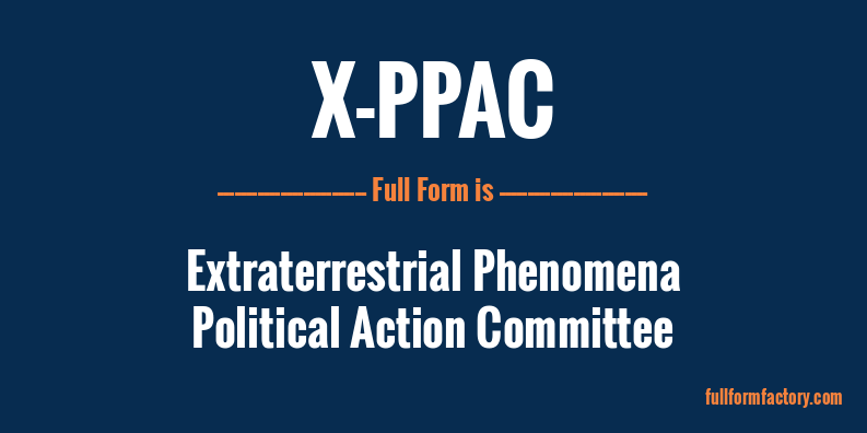 x-ppac-full-form
