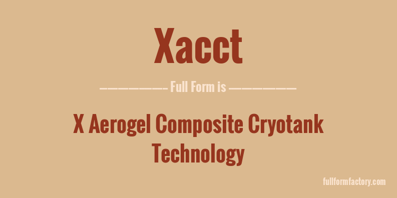 xacct-full-form