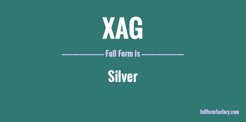 xag-full-form