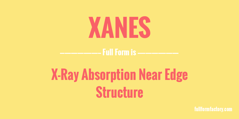 xanes-full-form