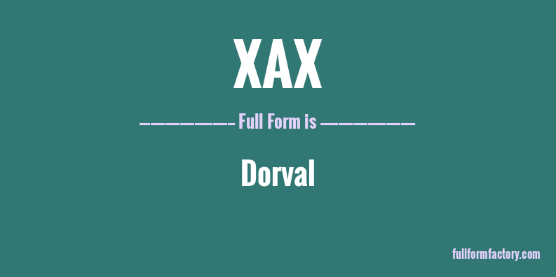 xax-full-form