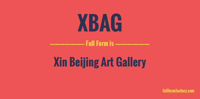xbag-full-form