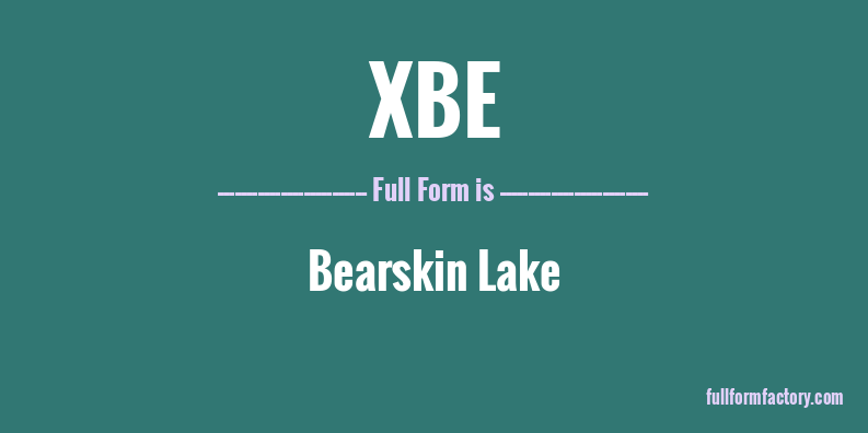 xbe-full-form