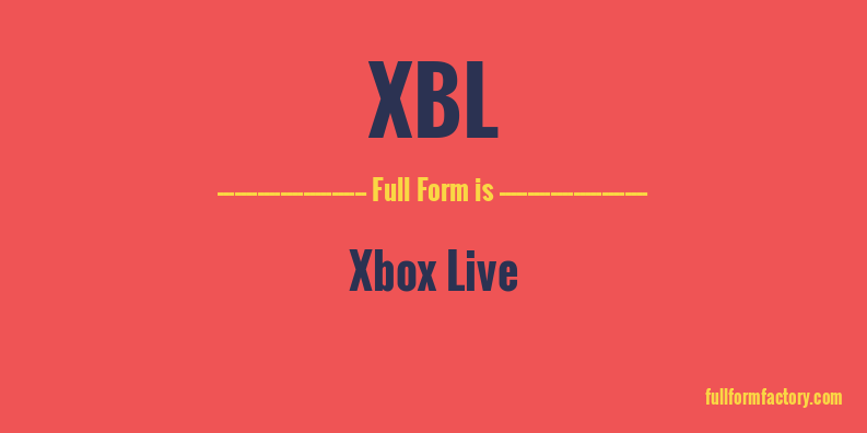 xbl-full-form