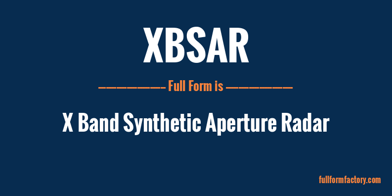 xbsar-full-form