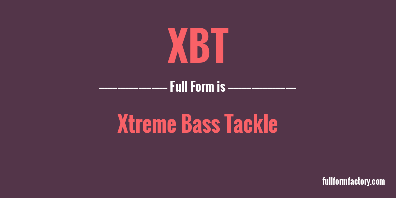 xbt-full-form