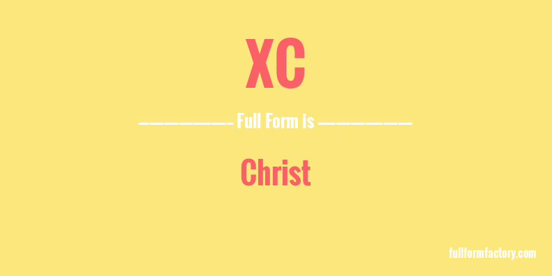xc-full-form