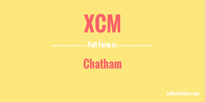 xcm-full-form