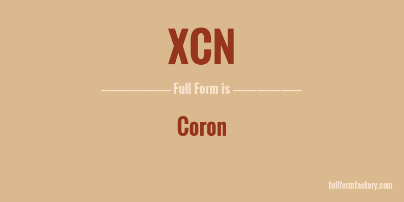 xcn-full-form