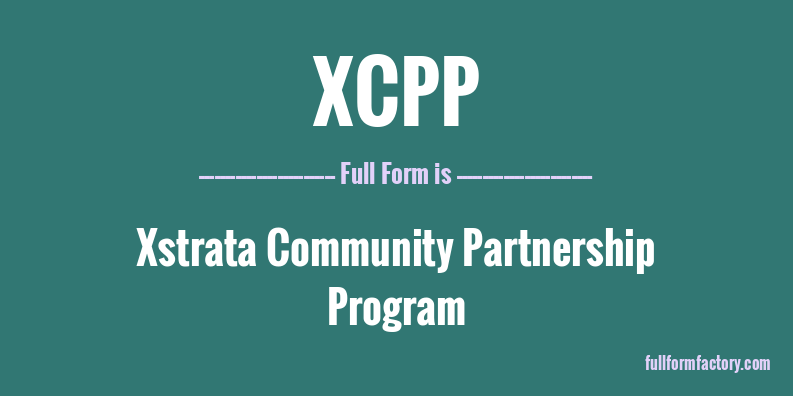 xcpp-full-form
