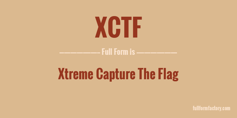 xctf-full-form