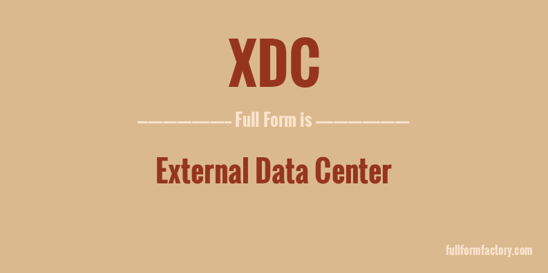 xdc-full-form