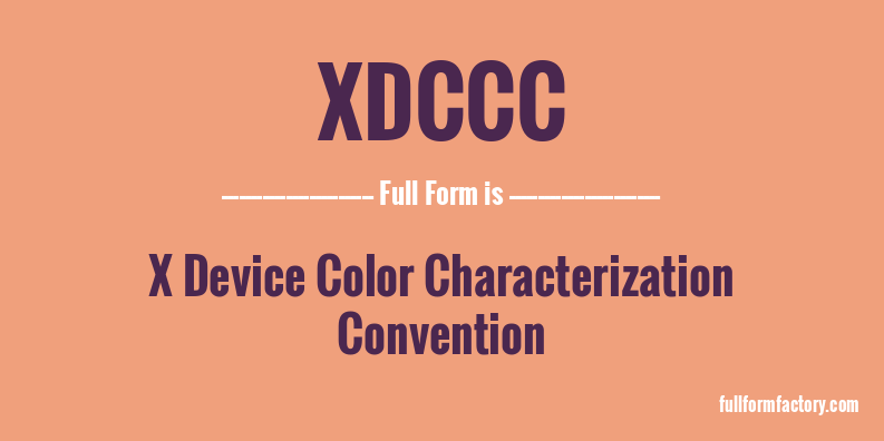 xdccc-full-form