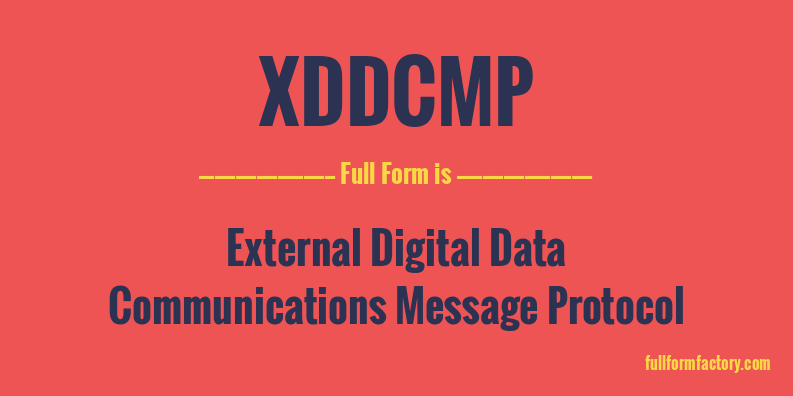 xddcmp-full-form