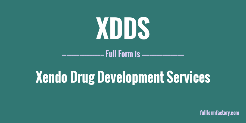 xdds-full-form