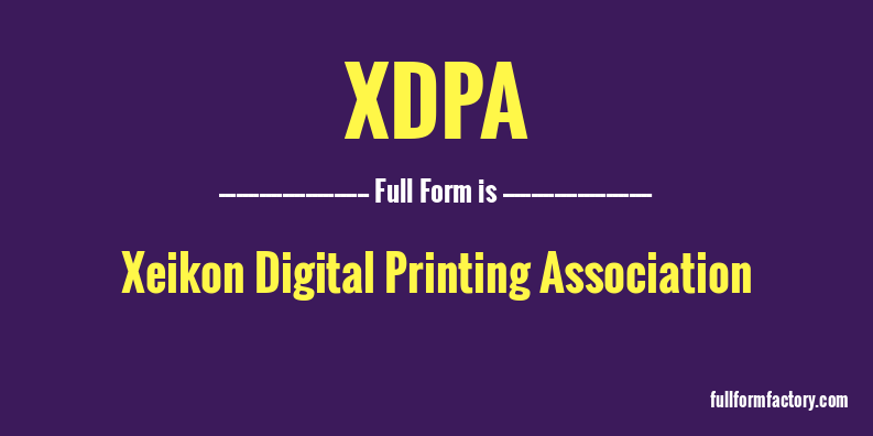 xdpa-full-form