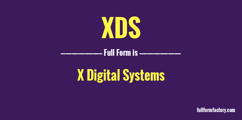 xds-full-form