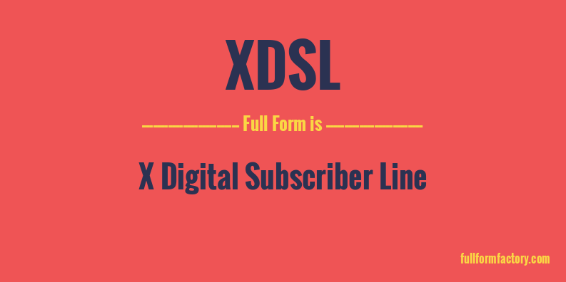 xdsl-full-form