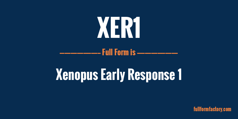 xer1-full-form