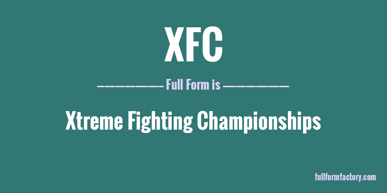 xfc-full-form