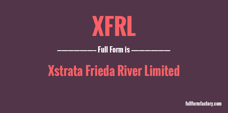 xfrl-full-form