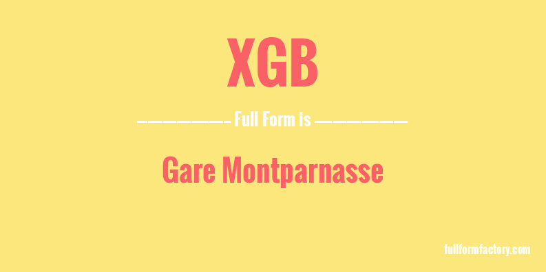 xgb-full-form