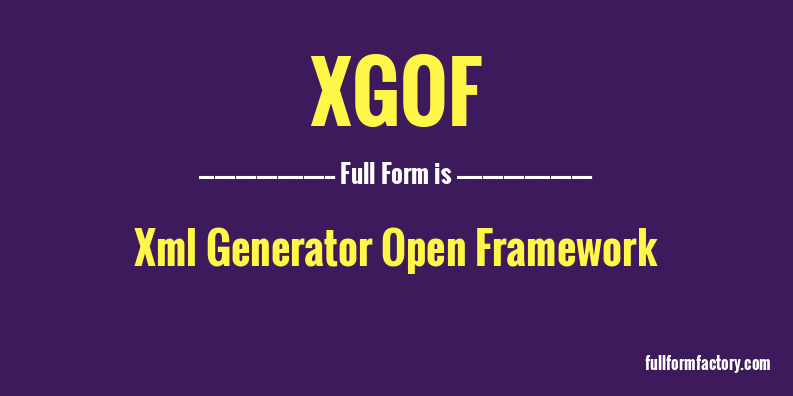 xgof-full-form