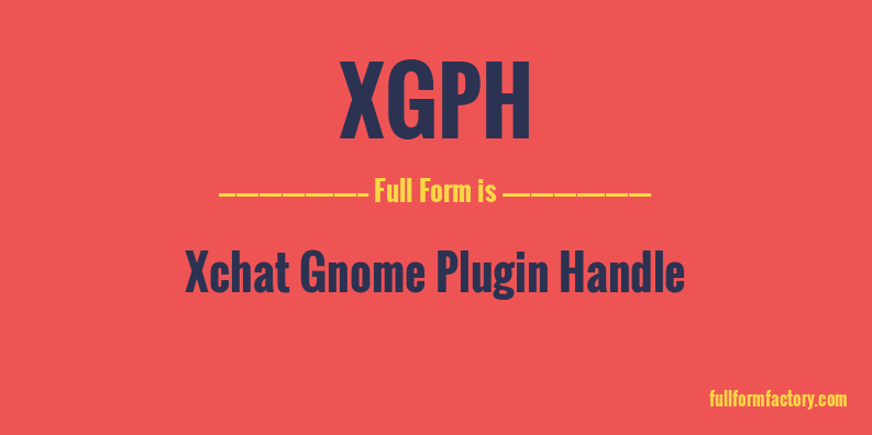 xgph-full-form