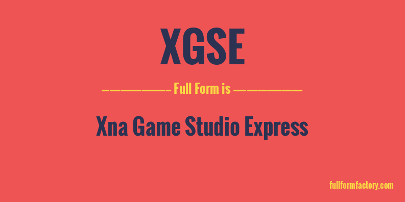 xgse-full-form