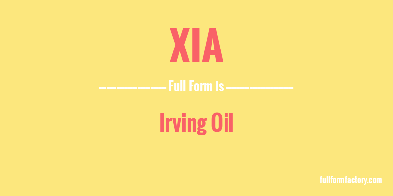 xia-full-form