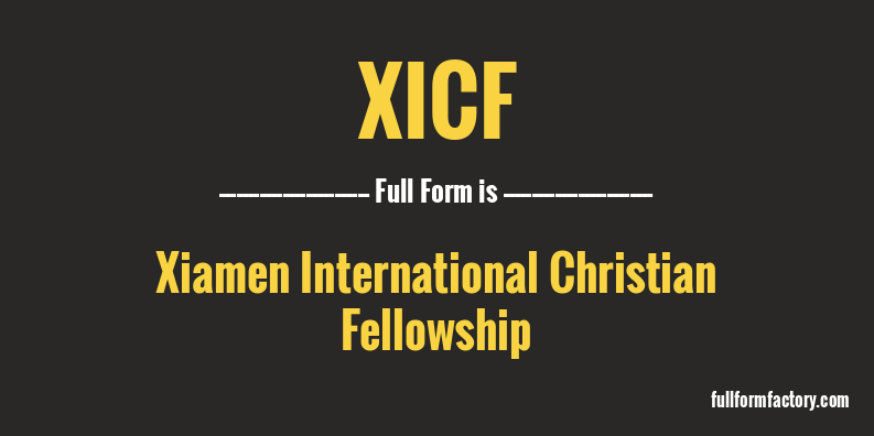 xicf-full-form