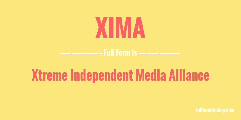 xima-full-form