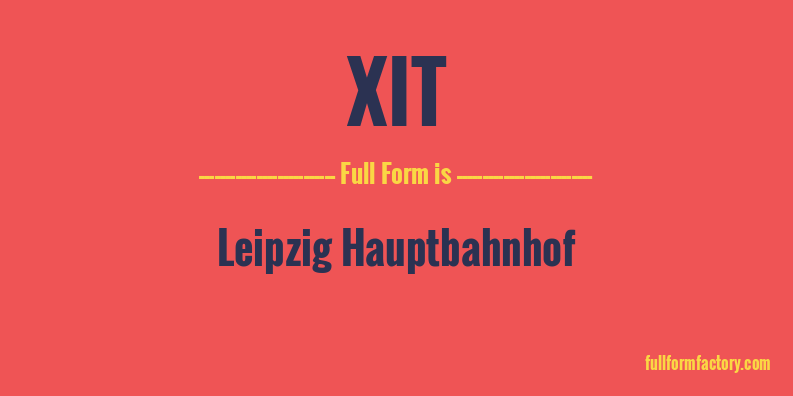 xit-full-form