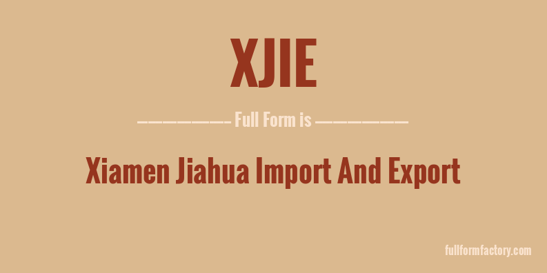 xjie-full-form
