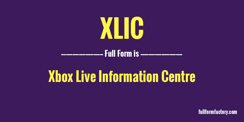 xlic-full-form
