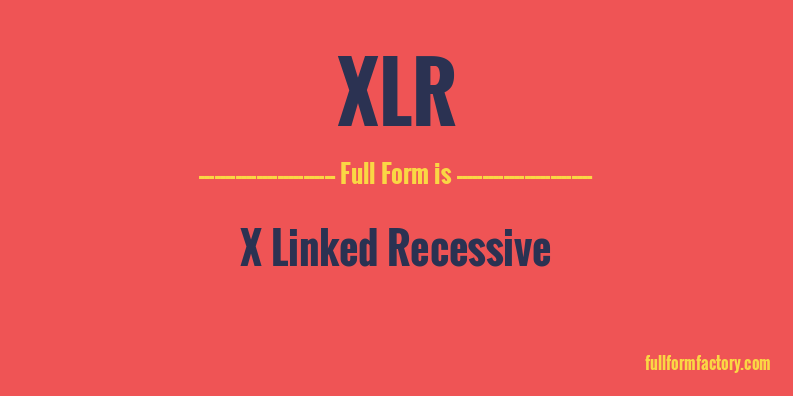 xlr-full-form