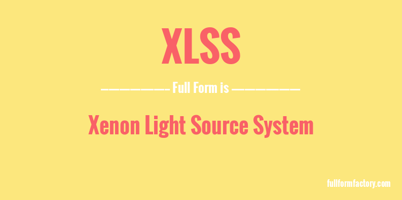 xlss-full-form