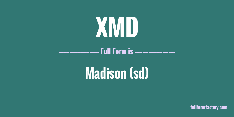 xmd-full-form