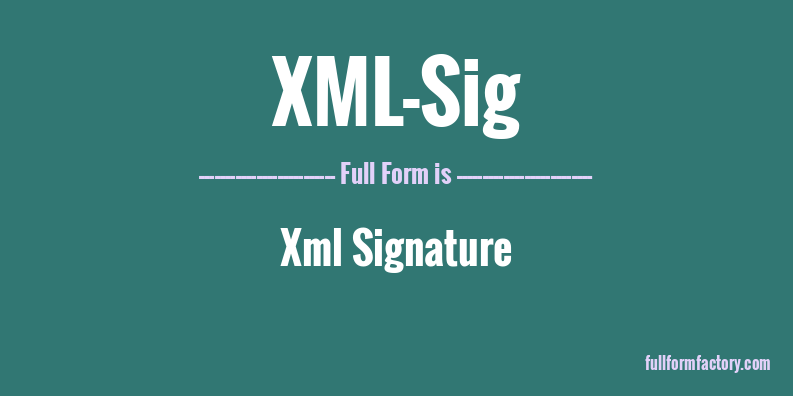 xml-sig-full-form