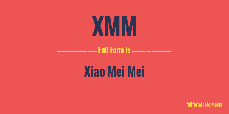 xmm-full-form
