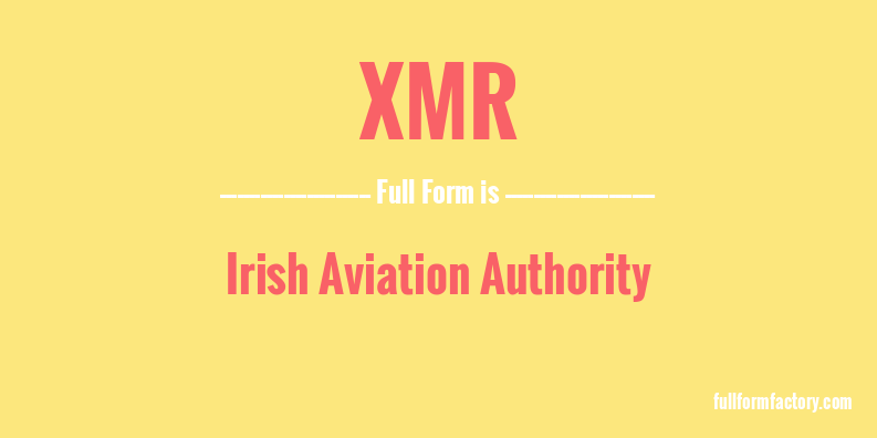 xmr-full-form