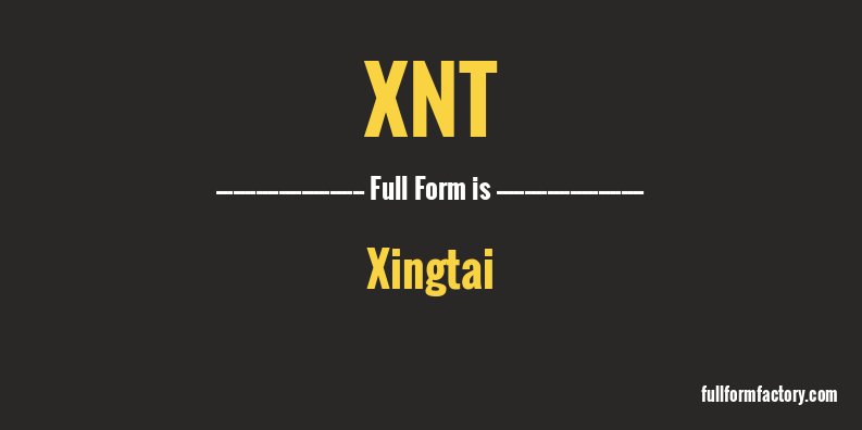xnt-full-form